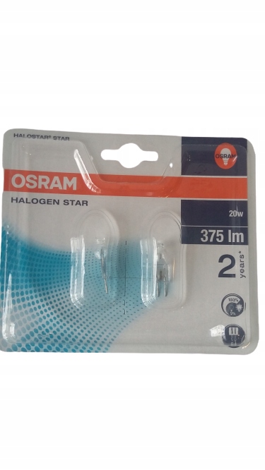 OSRAM ŻARÓWKA HALOGENOWA 12V 20W G4 375lm[kpl-2szt - 8381119100 - oficjalne  archiwum Allegro