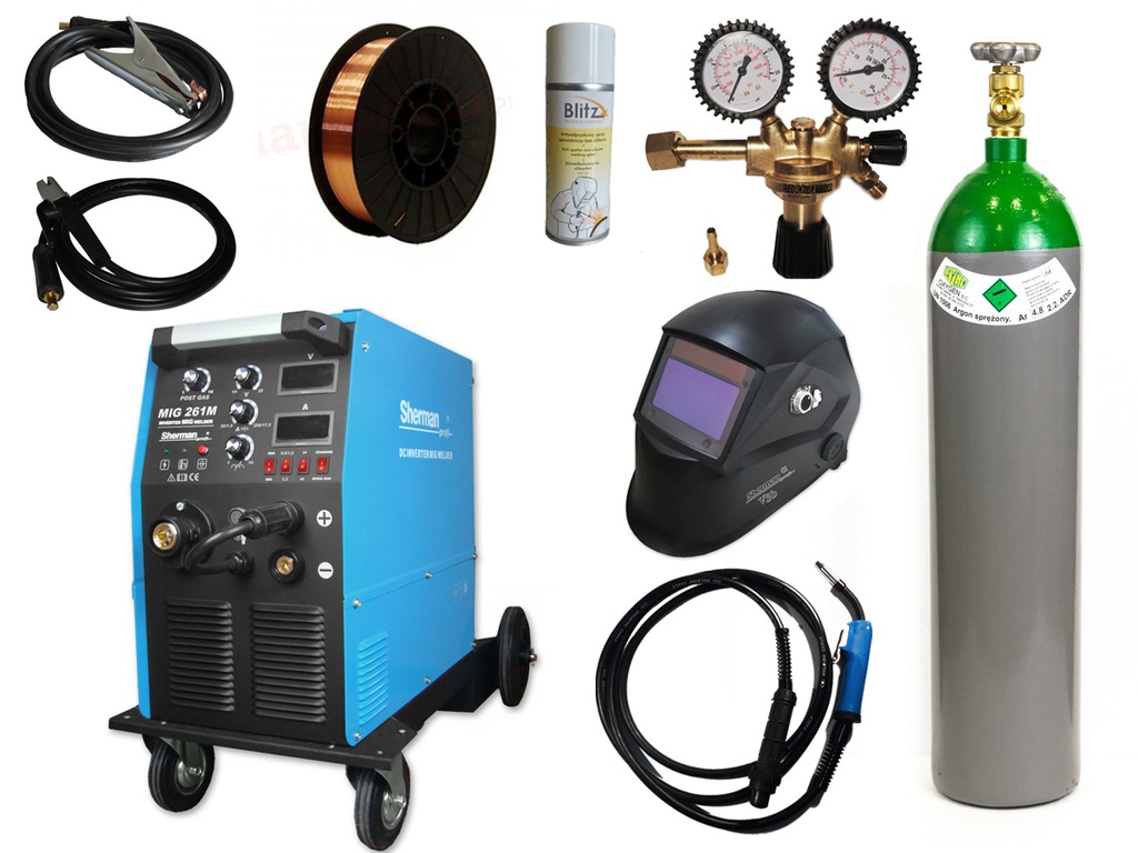 Spawarka SHERMAN MIG 261M/4R LUTOSPAWARKA + ZESTAW
