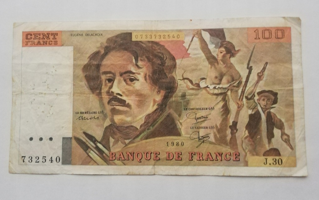 Francja 100 franków 1980