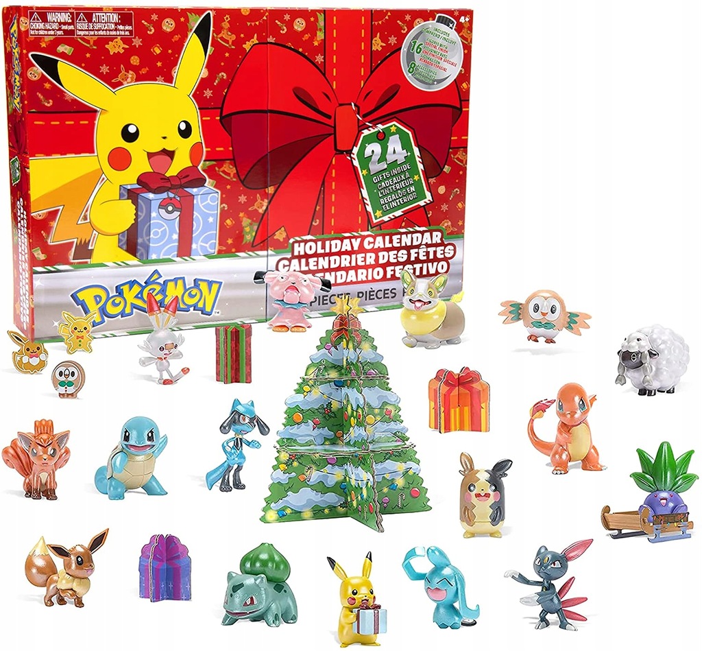Pokemon Kalendarz Adwentowy z Pokemonami 11501359914 oficjalne