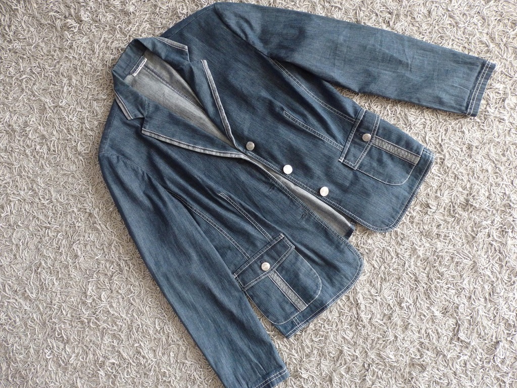 GERRY WEBER JEANSOWY LETNI ŻAKIET R. 40