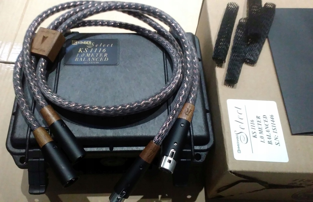 Kimber Kable KS1116 interkonekt XLR 1m, stan bdb