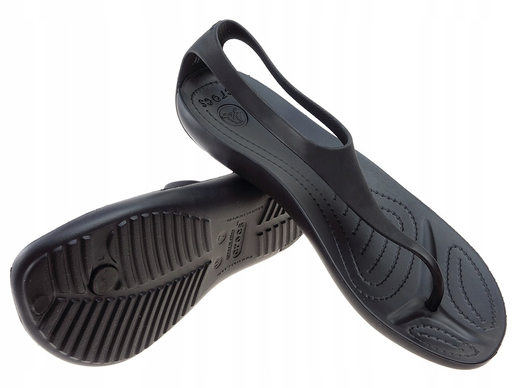 Купить Шлепанцы Crocs Sexi Flip 11354 черный черный 37/38: отзывы, фото, характеристики в интерне-магазине Aredi.ru