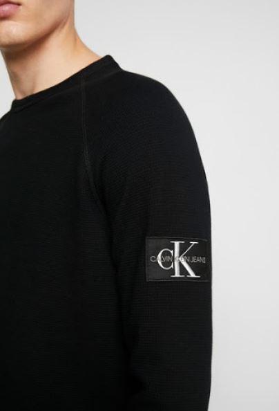 DDD301 CALVIN KLEIN SWETER MĘSKI CZARNY XL