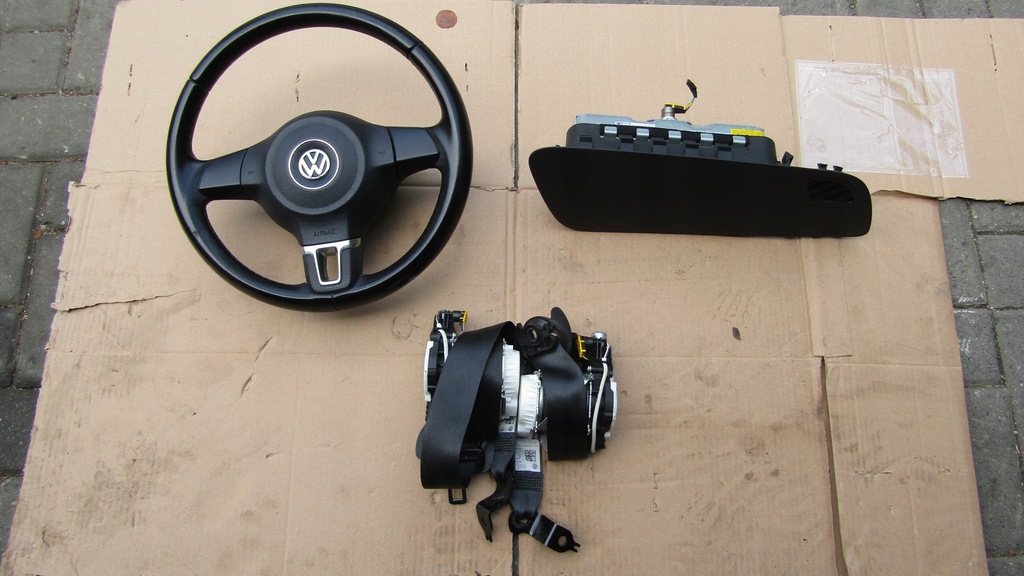 VW POLO 5 V 6R PODUSZKI POWIETRZNE ORYGINAŁ 13730032307