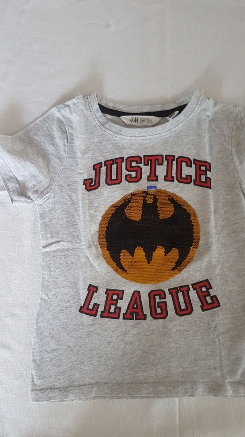 H&M t-shirt JUSTICE LEAGUE SUPERMAN BATMAN 110