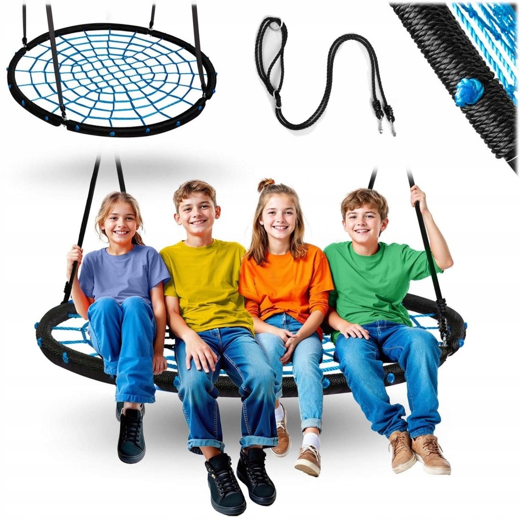 Huśtawka bocianie gniazdo Neo-Sport NS-104 120 cm