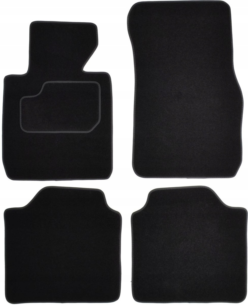 Dywaniki welurowe MAMMOOTH 4szt. BMW 3 GRAN TURISMO (F34) BM130 czarne 01