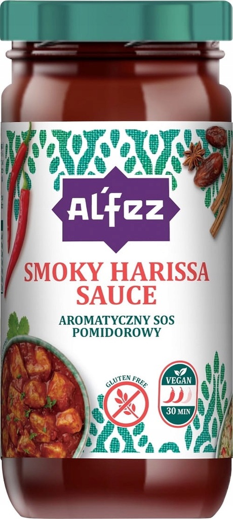 Al-Fez Smoky Harissa Sos pomidorowy z chili 450g