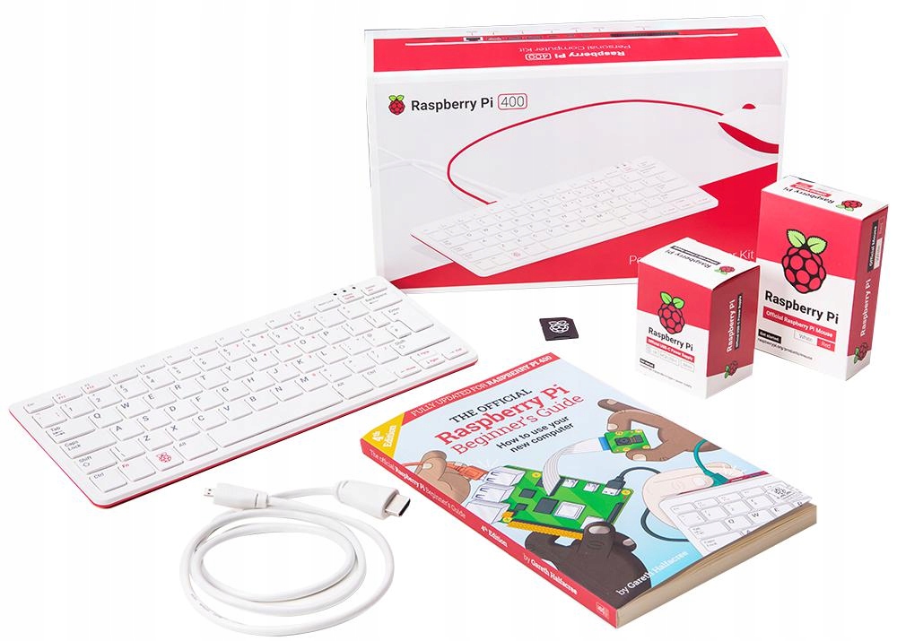 Raspberry Pi 400 4 GB RAM 1,8 GHz Quad-Core mysz UK
