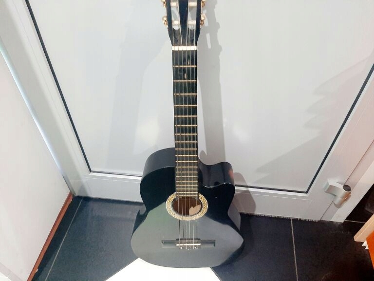 GITARA CZARNA AKUSTYCZNA