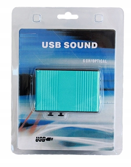 KARTA DŹWIĘKOWA Muzyczna USB 7,1 zewnętrzna (4565)