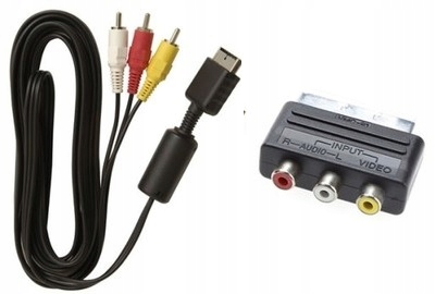 Kabel Av Sony Do Ps1 Ps2 Ps3
