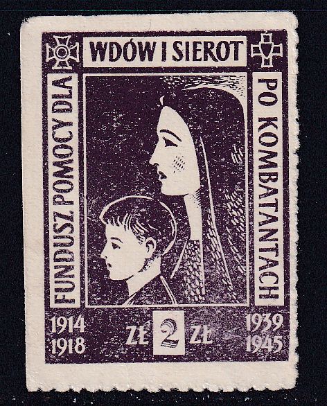 Fundusz Pomocy dla Wdów i Sierot 1939-1945, dobroczynne, kwesta /CŁ/
