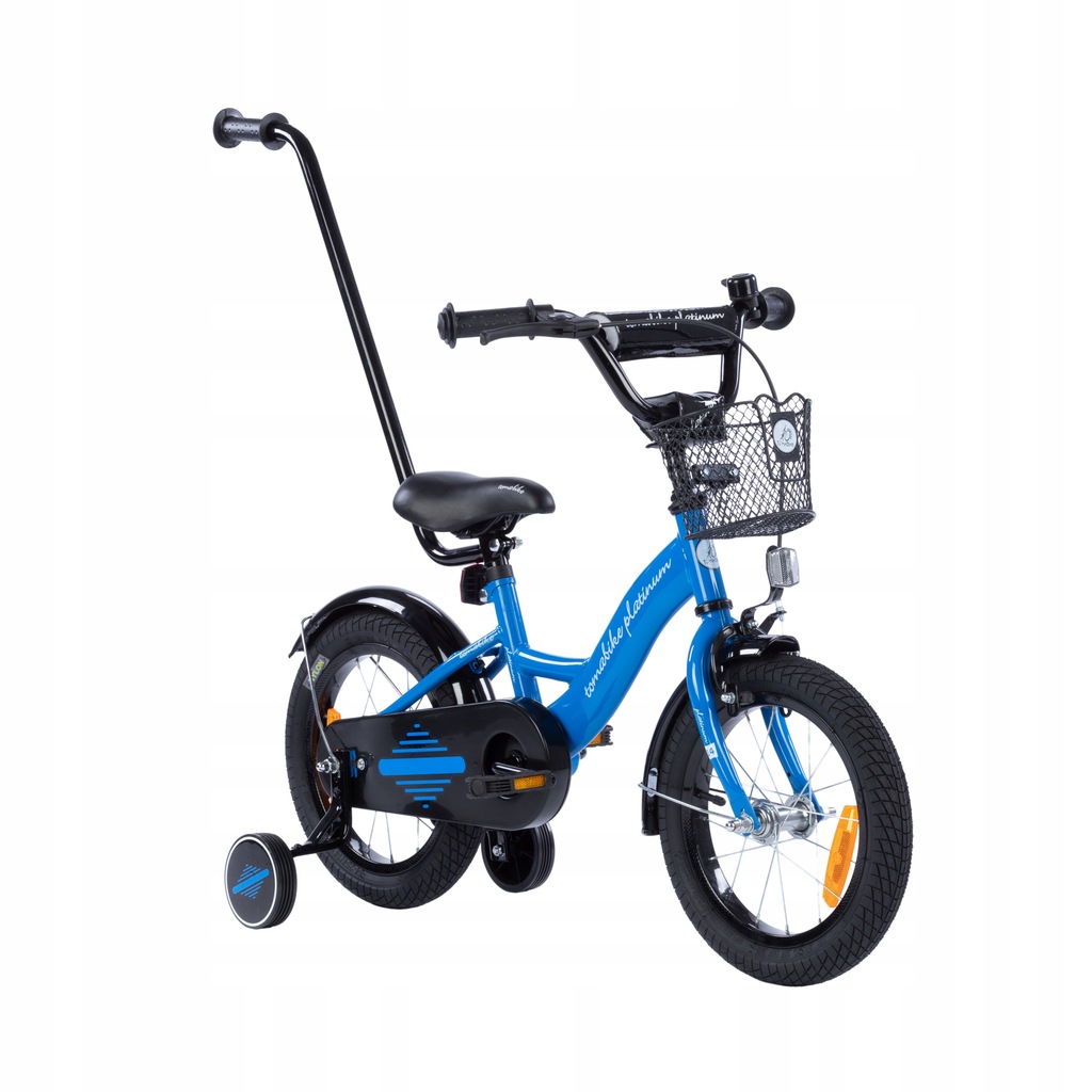 Rower dziecięcy 14 cali dla chłopca z prowadnikiem 13457087579