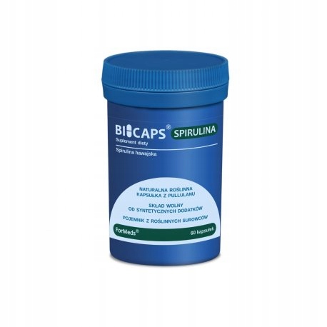 BICAPS SPIRULINA, 60 kaps.