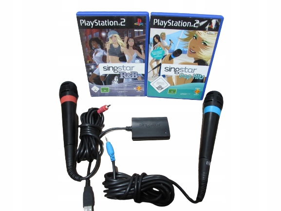 Sing Star PlayStation 2 Gra Sony Mikrofon