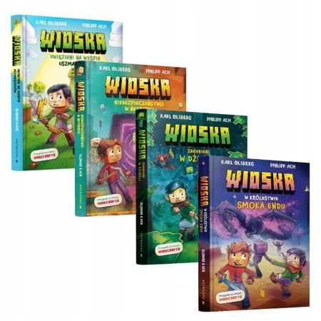 Pakiet Minecraft Tomy 1-4 Karl Olsberg Philipp Ach