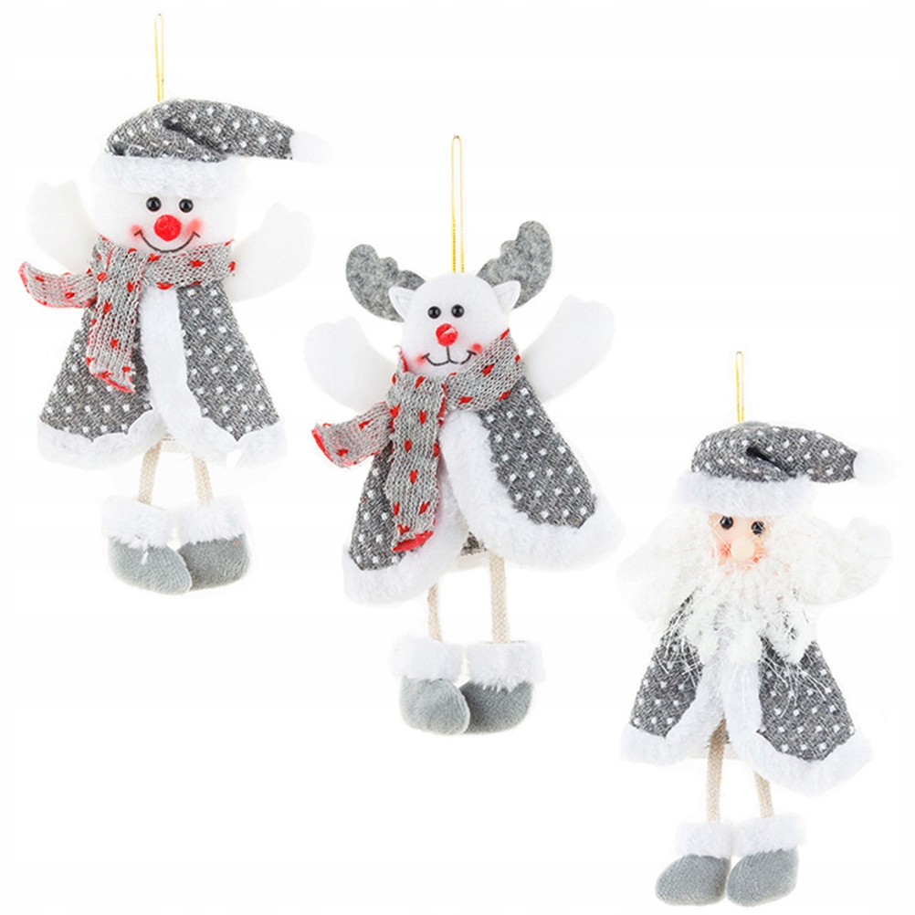 Fashion Dolls Christmas Toys Tree Hanger 3 Pcs