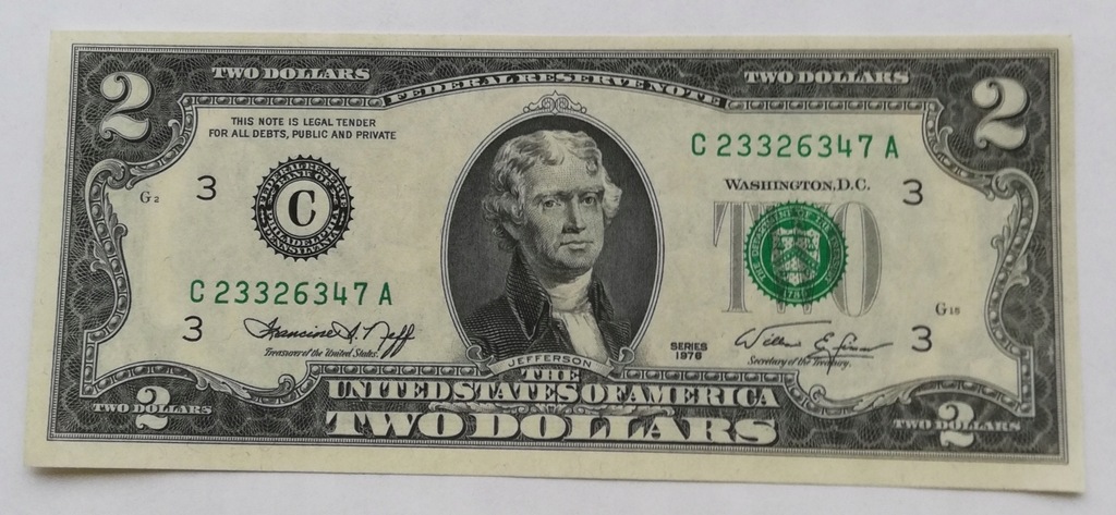 USA 2 dolarów 1976