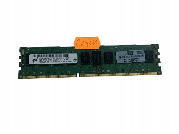 MICRON 2GB 2RX8 PC3-10600R-9-10-B0 RAM331