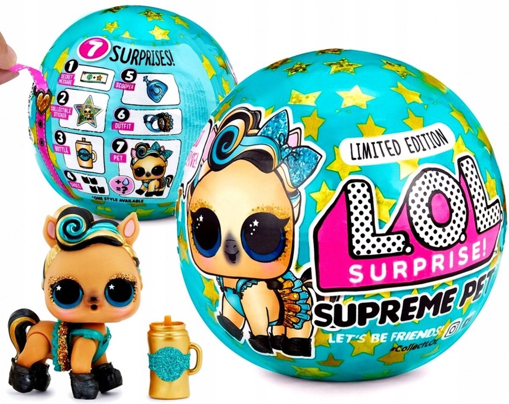 LOL Surprise Pets Supreme Limited Edition MGA 11247366114 oficjalne archiwum Allegro