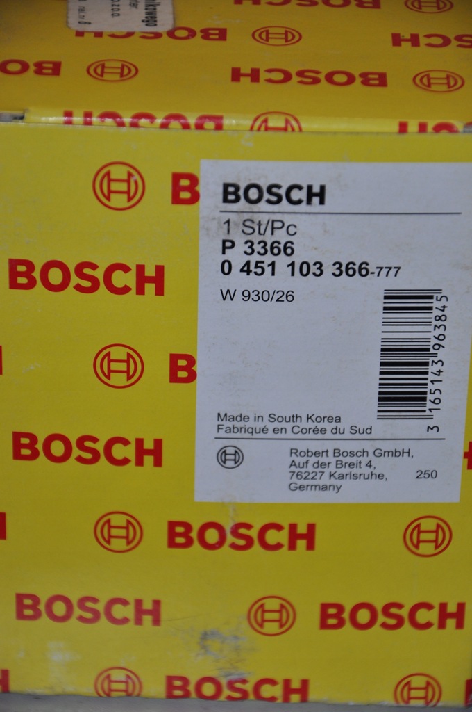 Filtr oleju Bosch 0451103366 Hyundai Kia Mitsubish