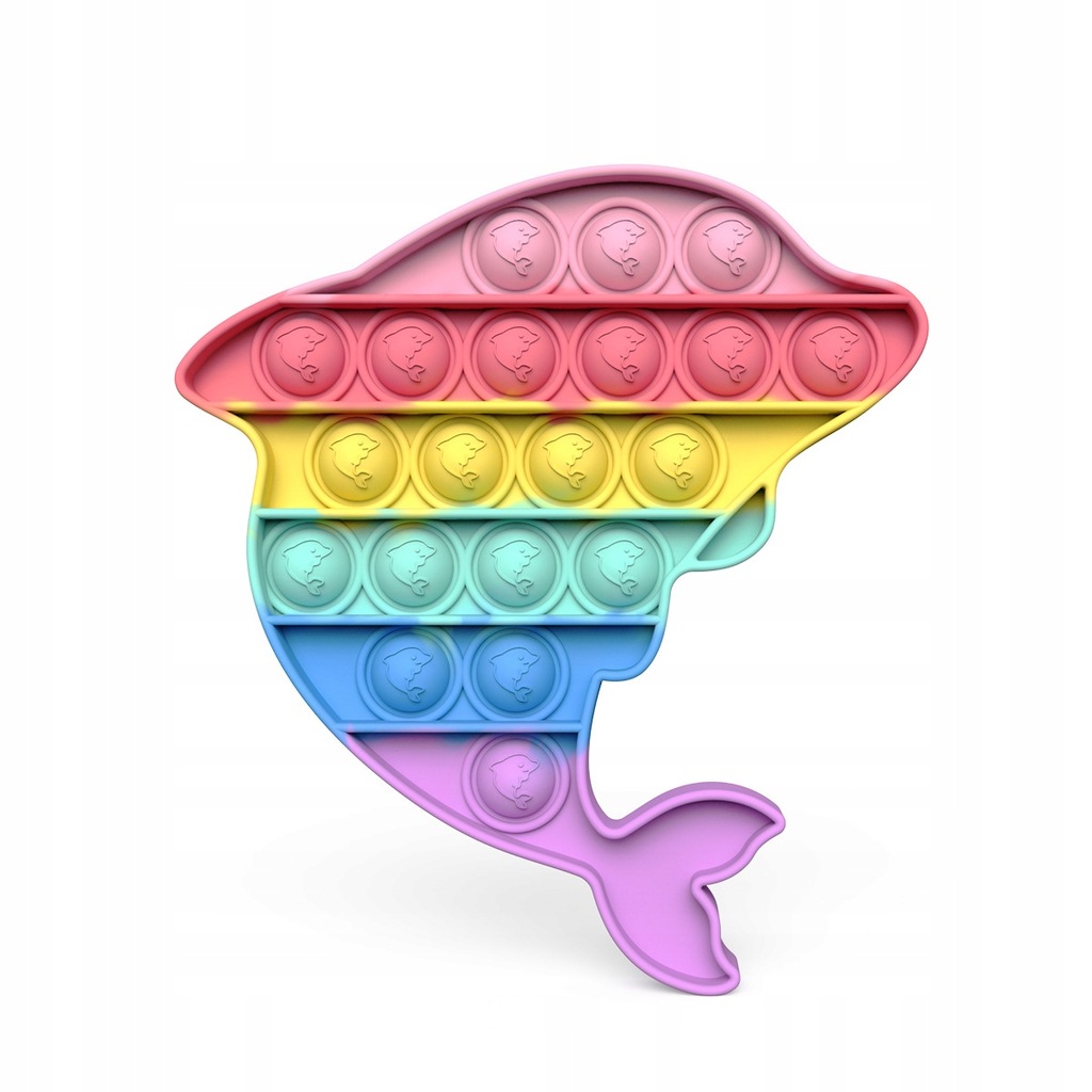 Push Pop It Bubble Fidget Sensory Toy- delfin