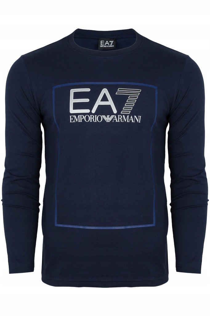 KOSZULKA LONGSLEEVE EMPORIO ARMANI EA7 GRANATOWA M