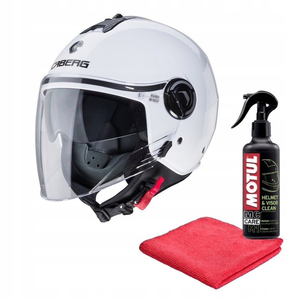 Kask motocyklowy Caberg Riviera V4 Biały Połysk XL