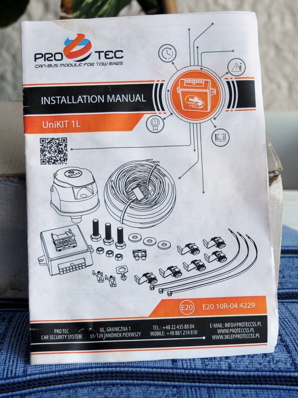 Zestaw elektryczny haka Pro Tec CSS UniKIT 1L
