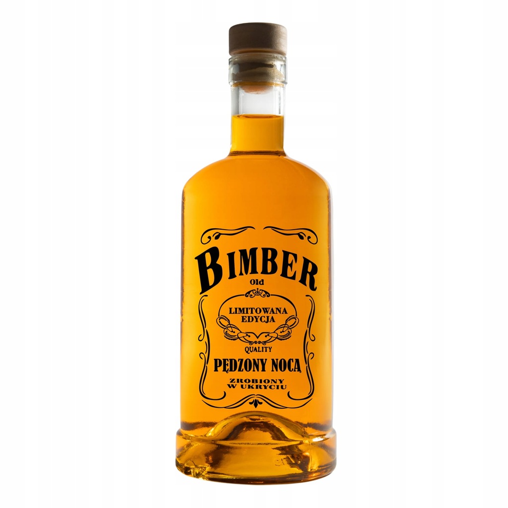 Butelka Statua 500ml Bimber pedzony noca NADRUK