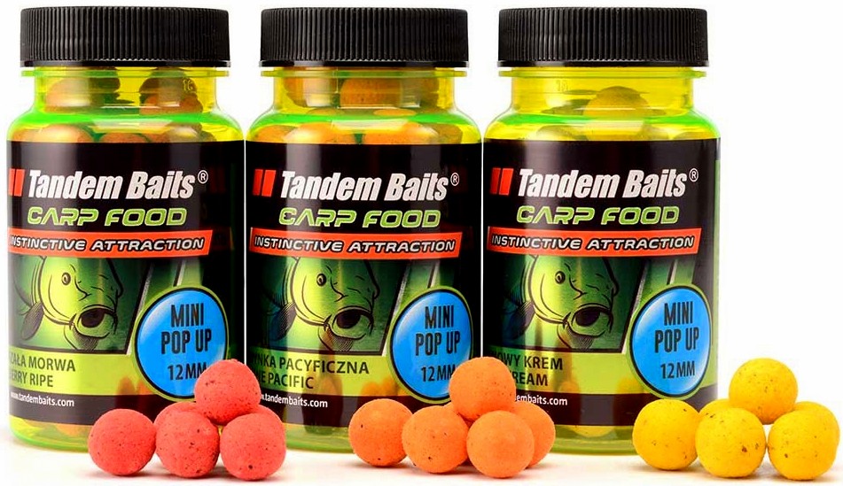 KULKI TANDEM BAITS MINI POP-UP 12mm 30g HALIBUT CZ