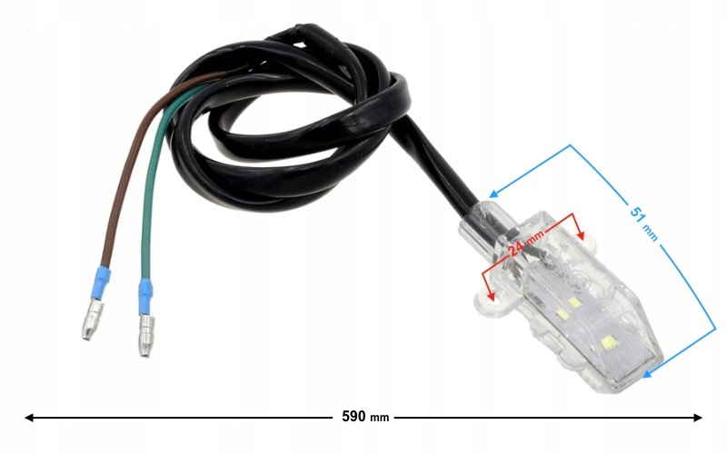 Lampa tablicy rejestracyjnej Barton FR 2 50