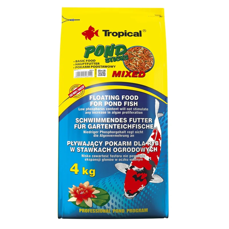 TROPICAL POND STICKS MIXED 4 KG