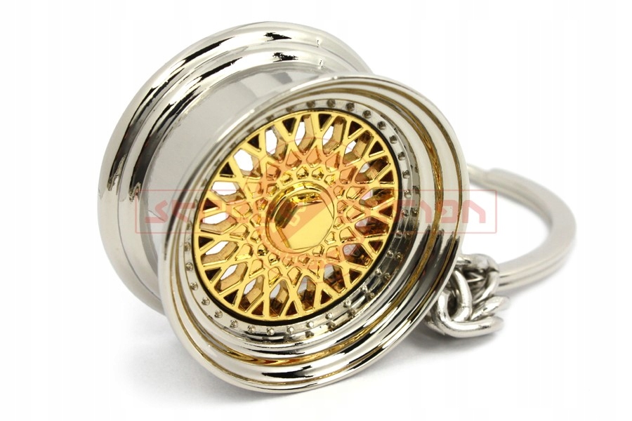 Brelok felga BBS RS złota ver. 1