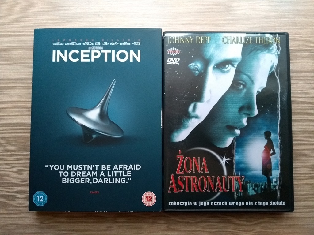 Filmy: Inception oraz Żona astronauty