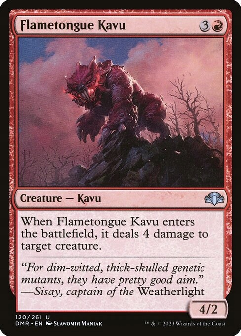 MtG: Flametongue Kavu (DMR)