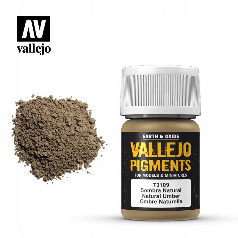 Natural Umber suchy pigment 35ml Vallejo 73109