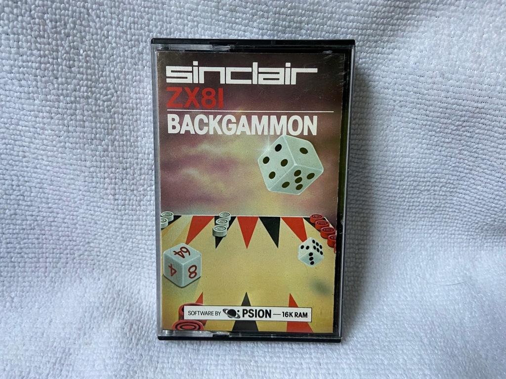 Kaseta gra BACKGAMMON sinclair zx81