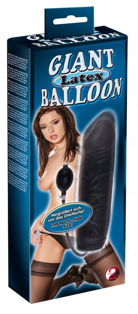 Realistyczny nadmuchiwany penis dildo balon 31cm