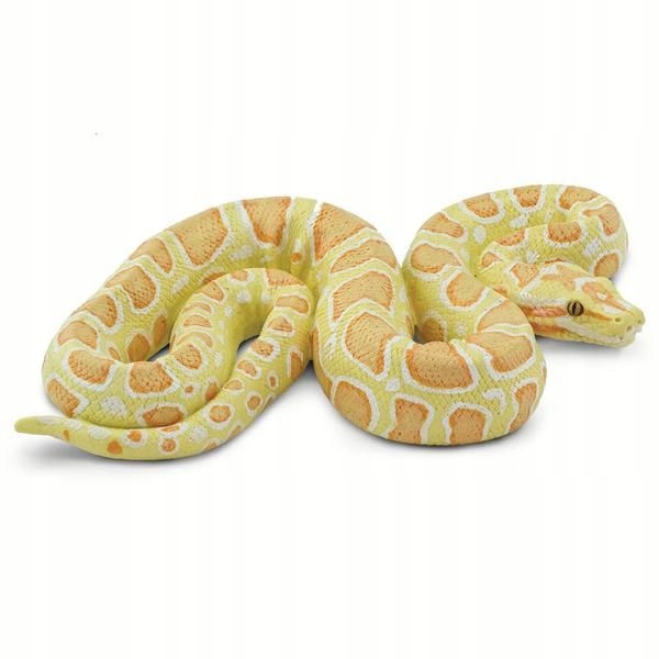 Safari Ltd 100250 Pyton birmański albinos 14,2x7,5
