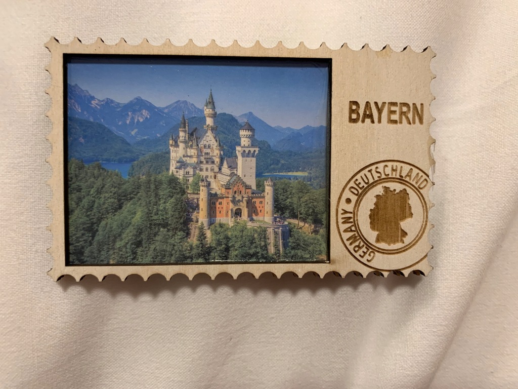 magnes magnesik na lodówkę Niemcy Bawaria zamek