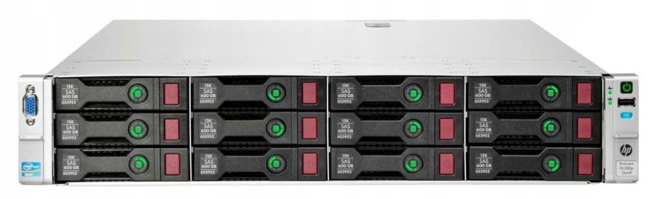 HP DL380P G8 2X10C E5-2670 V2 256GB 12X3,5 P420i