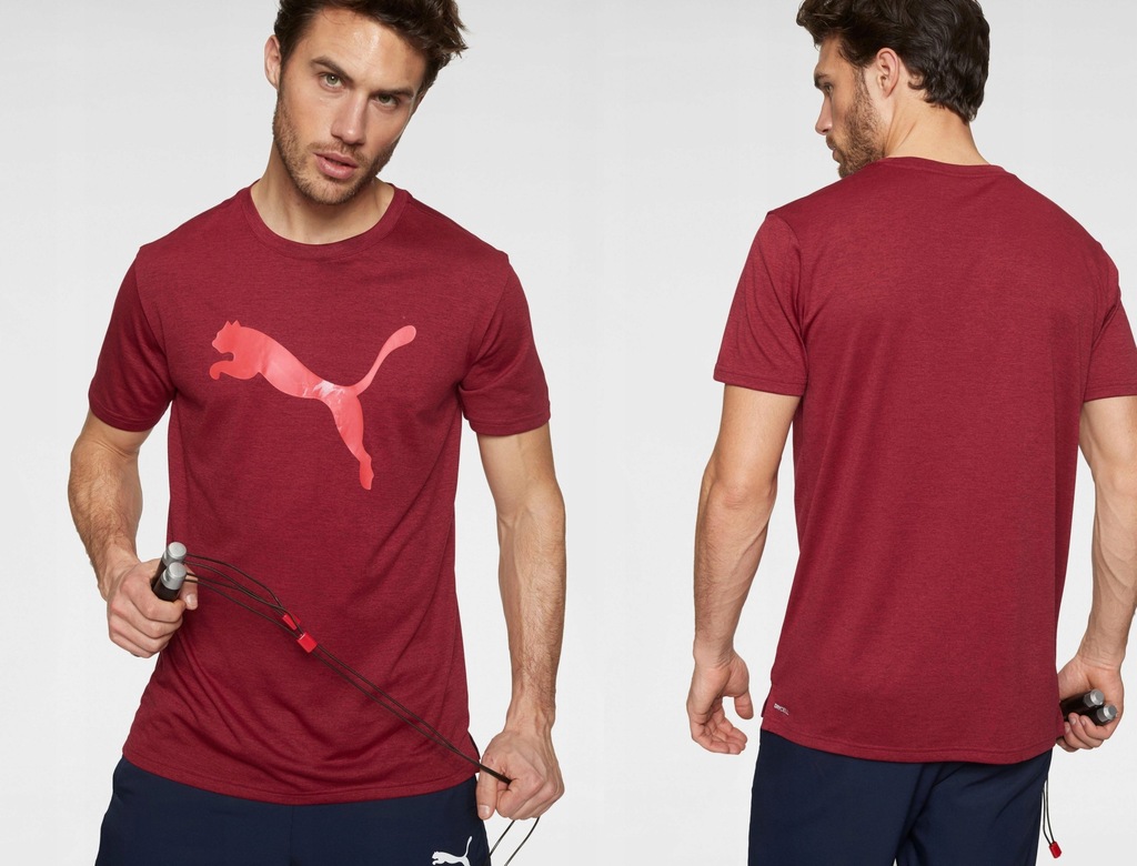 PUMA SHIRT KÓTKI RĘKAW Z NADRUKIEM MĘSKI L