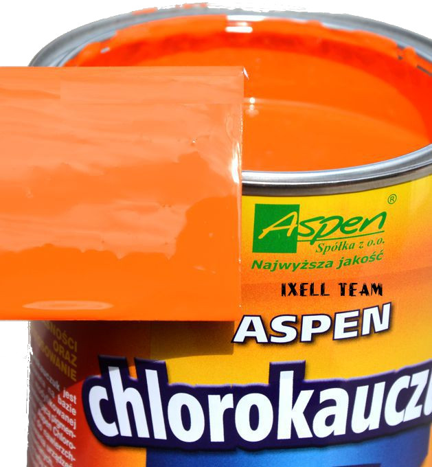 EMALIA FARBA CHLOROKAUCZUKOWA POMARAŃCZOWA 235