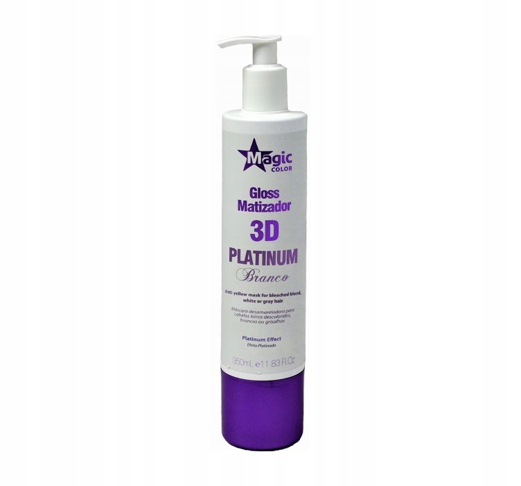 MAGIC COLOR MASKA 3D BIANCO PLATINUM EFFECT 350ML