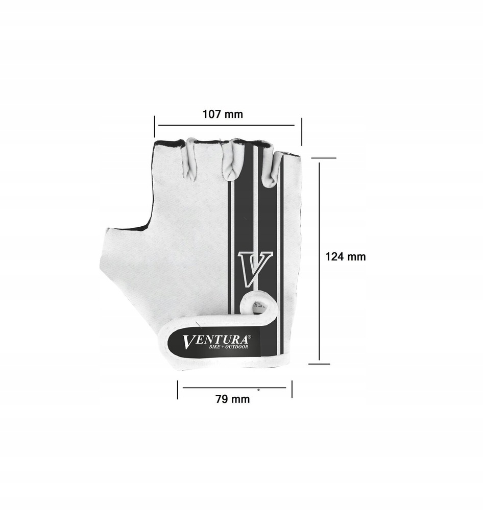 RĘKAWICZKI ROWEROWE VENTURA RĘKAWICE ROWER L/XL