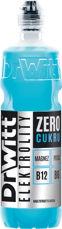 DrWitt Napój elektrolity zero o smaku wieloowocowym 750 ml