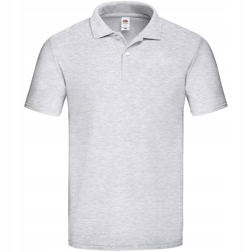 KOSZULKA Polo ORIGINAL Fruit of The Loom grey XL